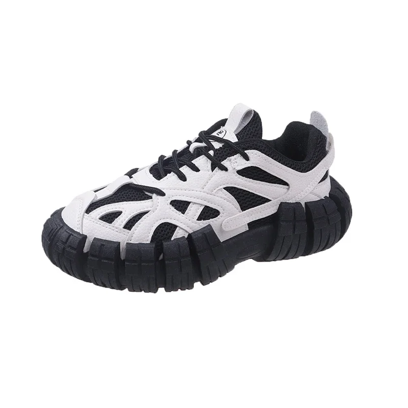 Zapatillas De Deporte sepatu Sneakers wanita Fashion Sneakers Chunky wanita desainer sol tebal jaring bersirkulasi sepatu tangki ban kasual