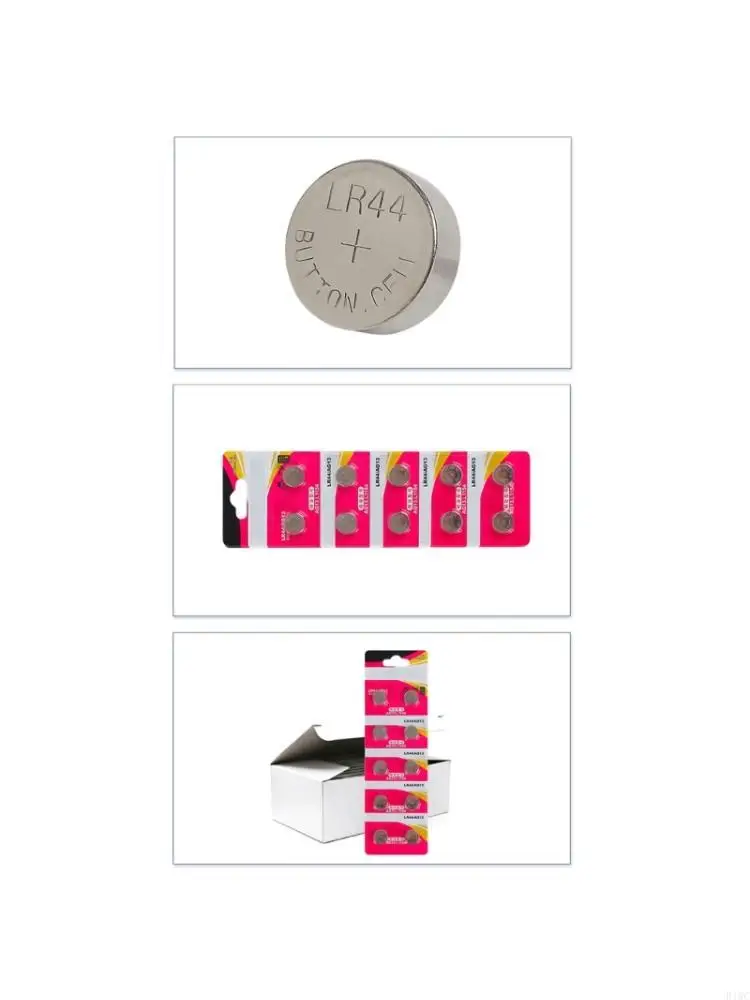 10Pieces AG13 LR44 Button Batteries 1.5Volt Power Cell Battery for Remote Controls Medicals Devices Secure Voltages 