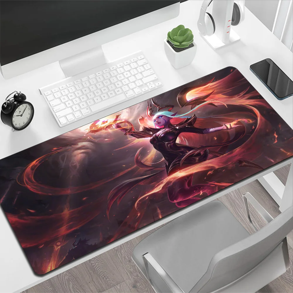 League of Legends Soraka Large Mouse Pad Gaming Mouse Pad PC Gamer Computer Mouse Mat Big Mousepad XXL Carpet Keyboard Desk Mat