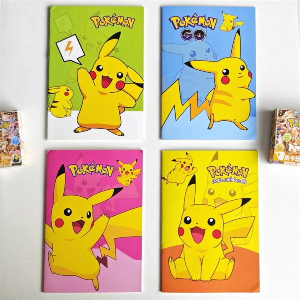 Pokemon Homework Exercise Book Kawaii Anime Notebook Writing Copybook School Study Supplies for Students Fans Gifts