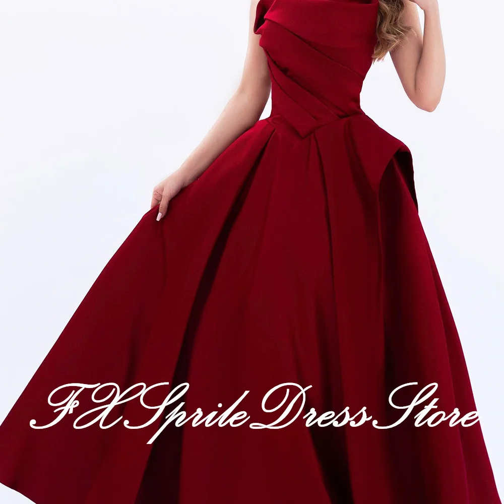 Customized Formal and Classic Solid Color Satin Evening Dresses A-Line Sleeveless Strapless Floor Length Special Occasion Gowns