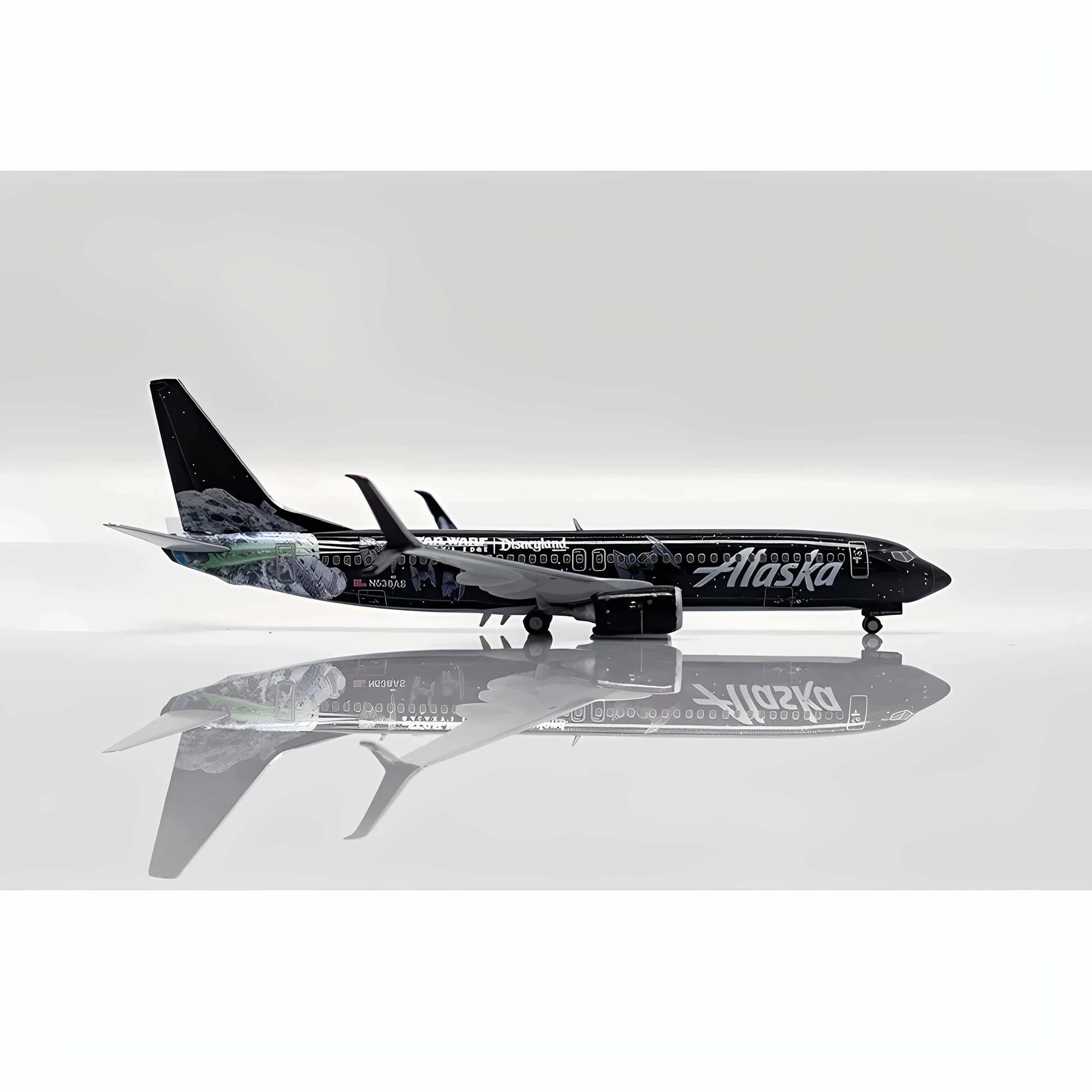 JC Wings Diecast 1/400 Maßstab Legierung Flugzeug Modell B737-800 Alaska Airlines Flugzeug Spielzeug für Jungen Geschenk Original Box