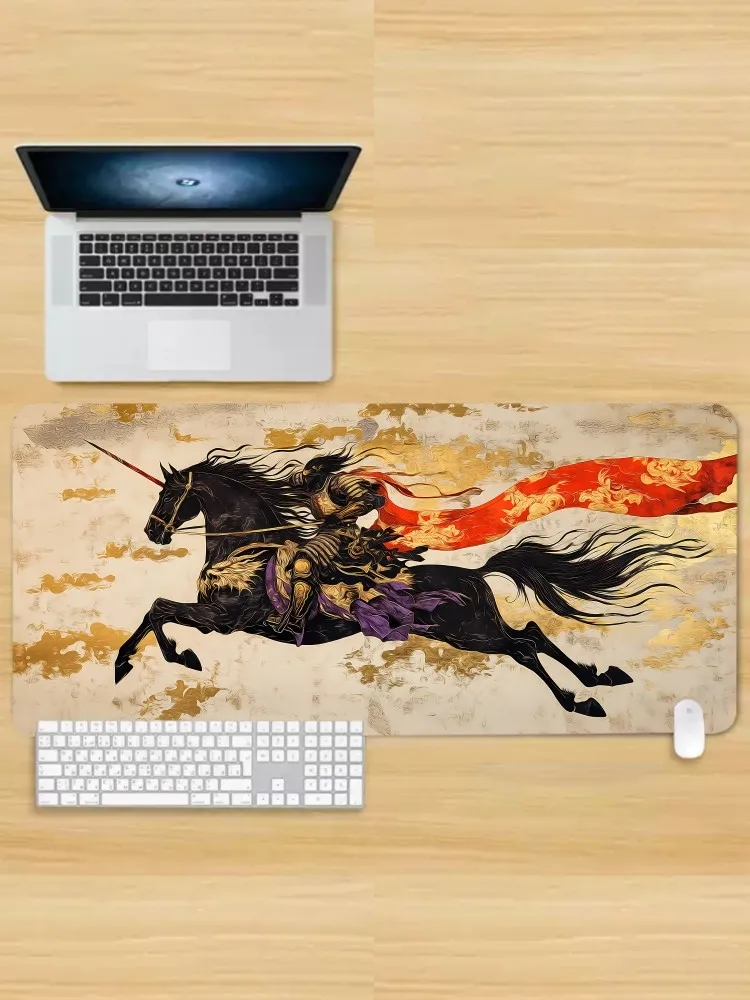 M-Medieval K-Knight Mousepad Mouse Pad Laptop Gaming Accessories Mousepad Large Desk Mat Computer Gamer Keyboard Rug Carpet