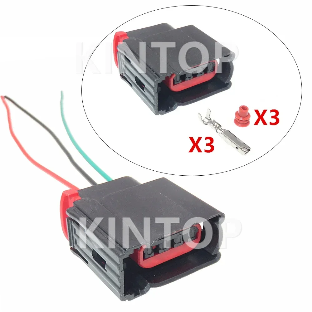 

1 Set 3 Pins AC Assembly Car Accessories 7900-1493-000 Auto Waterproof Plug Automobile Wire Cable Socket with Cables