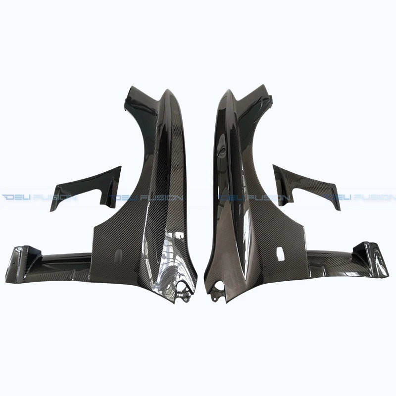 For 2001-2007 Lancer Evolution Evo 7 8 9 VRS Style Carbon Fiber Front Fender Wide Body Kit Vented Wheel Arches Fender - view 2
