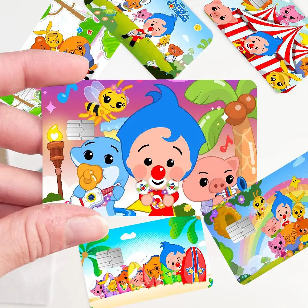 P-Plim P-Plim Anime Front Cover Film Sticker Skin For Credit Debit Card Small Large Chip