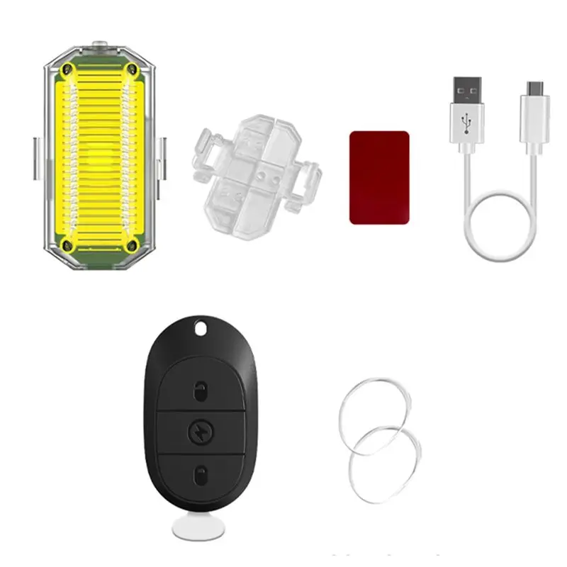 

B24B Wireless LED Drone Strobe Light For Motorcycle Car Bike 2.4G Remote Control Flash Warning Light Signal Light