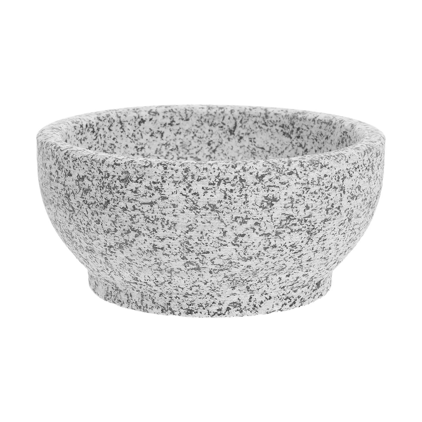 

Stone Bowl Granite Korean Bibimbap Deep Soup Rice Bowl Even Heat Distribution Spill Resistant Restaurant Use Cooking