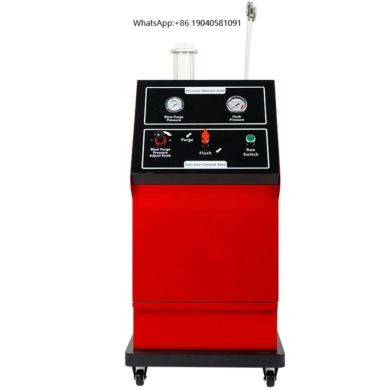 Mobile Engine Cleaning Machine with Integrated Lubrication System for Automobile Oil Flushing and Internal Sludge Removal