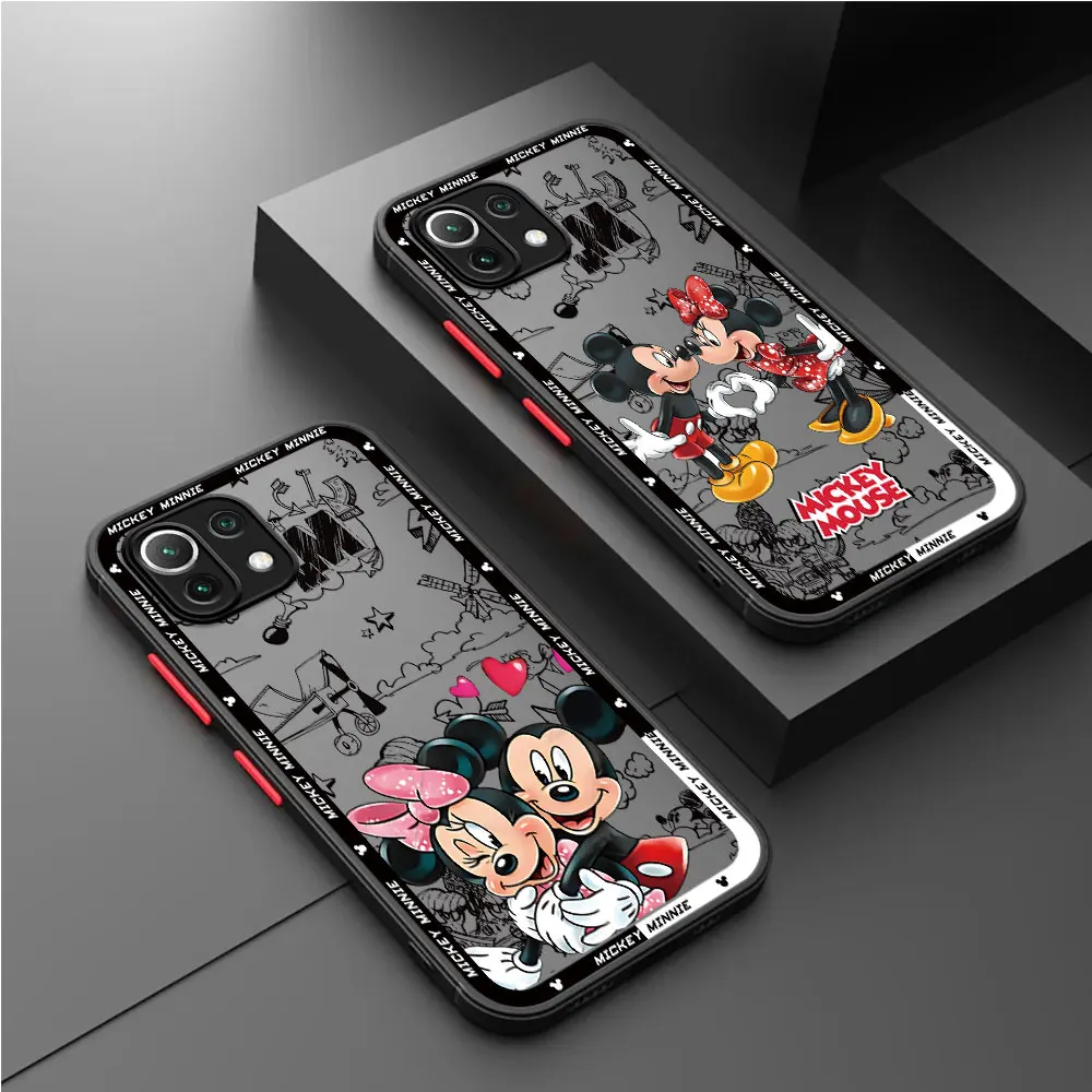 Disney Mickey Mouse Case for Xiaomi Mi 11 Pro 13T 10 Lite 10T 9 SE 12T Pro 11T 11 Lite Silicone Cover