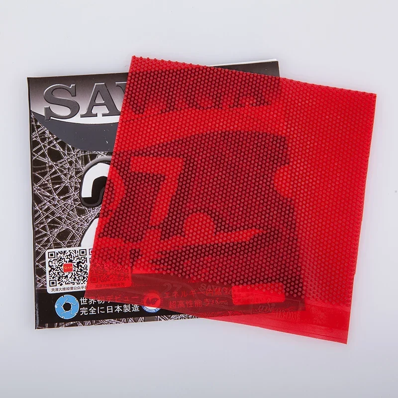 SAVIGA27 Lembaran Karet Tenis Meja dengan Spons 0.5/0.8/1.0/1.2/1.5Mm Jerawat Panjang OX Partikel Kecil Serangan Cepat Disetujui ITTF