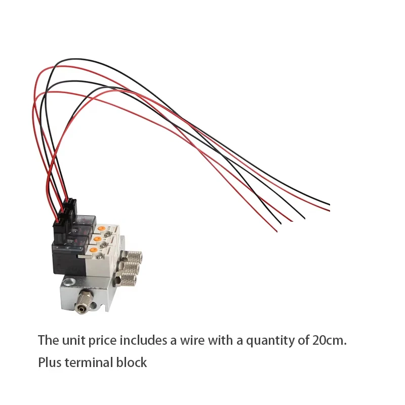 12V 24V 220V miniature Pneumatic Solenoid Valve Combination Positive pressure negative pressure use 2/3 way NC Valves