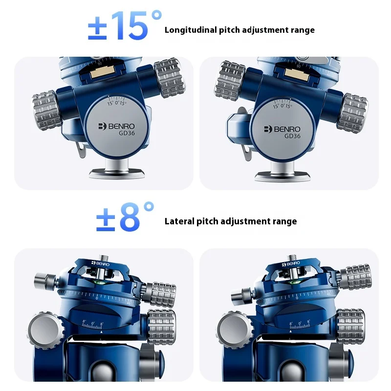 Benro spherical quick adjustment gear pan tilt panoramic fine adjustment GD36