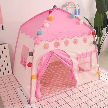 Mother garden Mini simulation room children's tent baby play house small castle princess girl birthday gift indoor toy