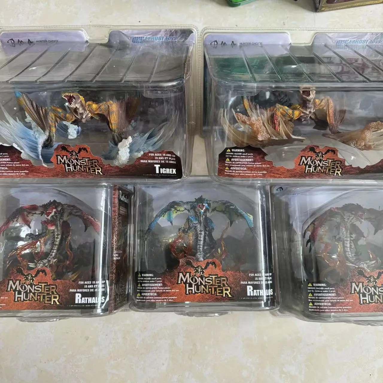 

Monster Hunter World Ice Dragon Model Tigrex Rathalos Collection Action Figure Gift Toy