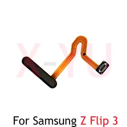 For Samsung Z Flip 3 Flip3 F711B F7110 Home Button Fingerprint Sensor Return Power Flex Cable