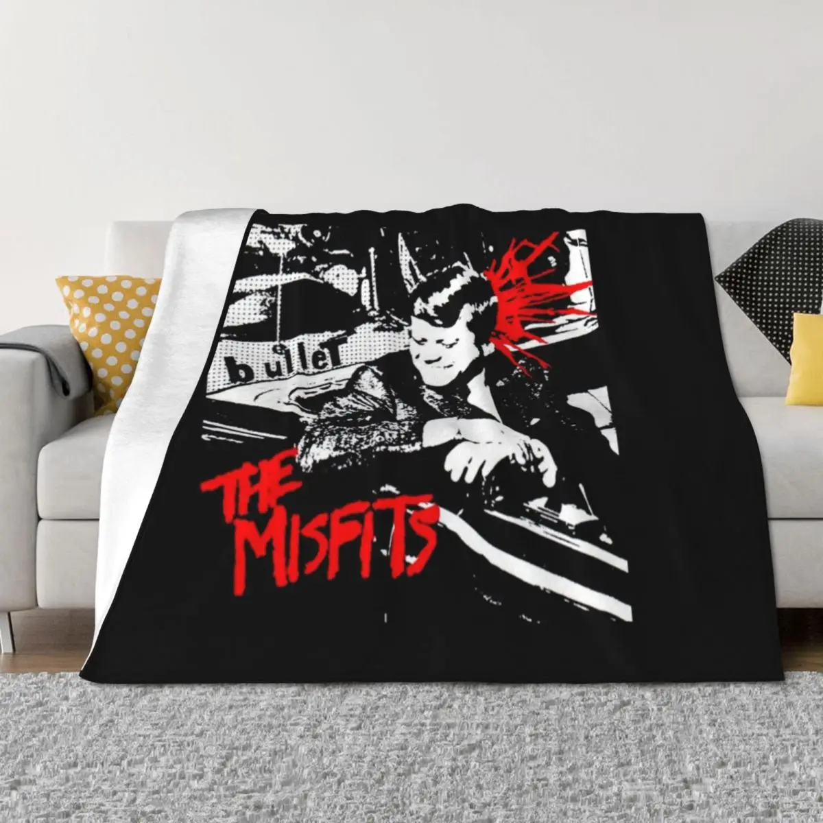 Misfits - Bullet Throw Blanket warm for winter Camping For Baby Hairys Blankets