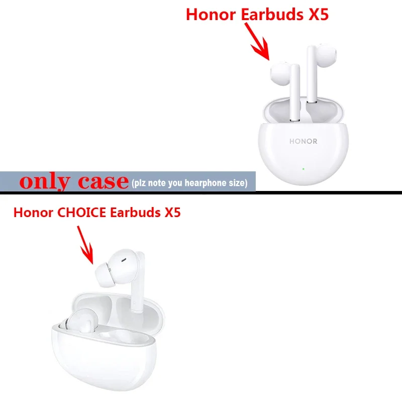 fundas For Honor Choice EarBuds X5 lite / X5 PRO Case funny cartoon Silicone Wireless Bluetooth Earphone cover Honor X5 PRO