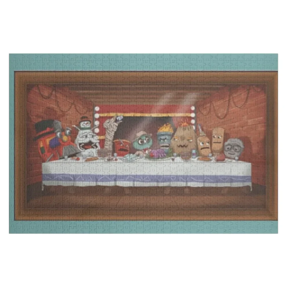 

The Last Supper- puppet history Jigsaw Puzzle Personalised Wooden Name Custom Personalized Puzzle