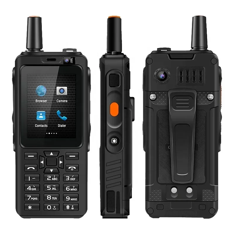 UNIWA F40 Zello Walkie Talkie 4G Mobile Phone 4000mAh Waterproof Rugged 2.4'' Touch Screen Quad Core Android 4G Smartphone