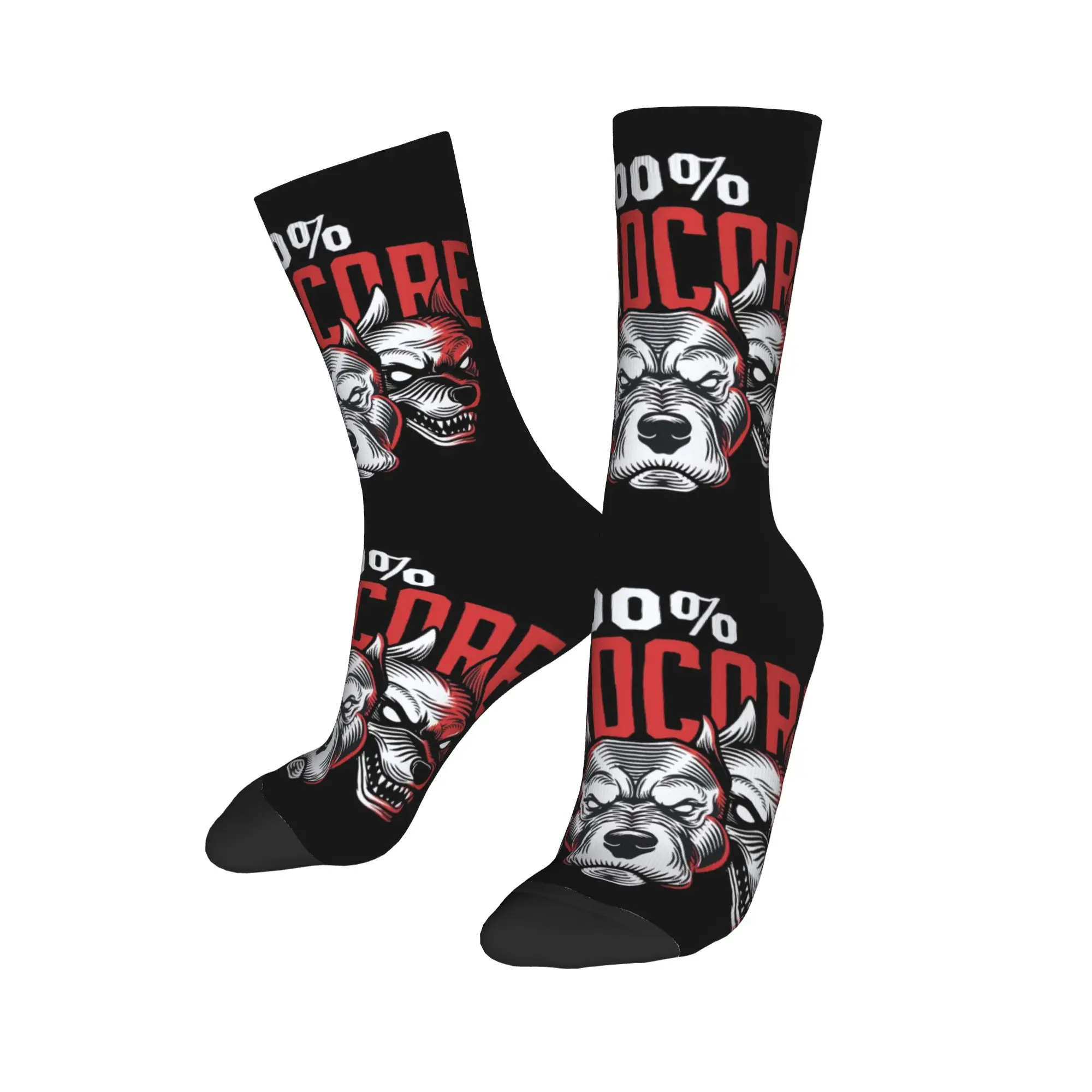 

Носки для собак с забавным принтом H-Hardcores на заказ для мужчин и женщин, эластичные летние, осенне-зимние брендовые носки для экипажа в стиле рок