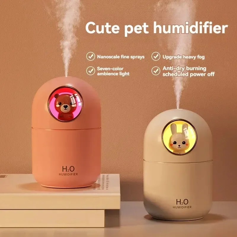 

Mini Desktop Bedroom Small Air Spray Water Replenisher Diffuser New USB Home Humidifier