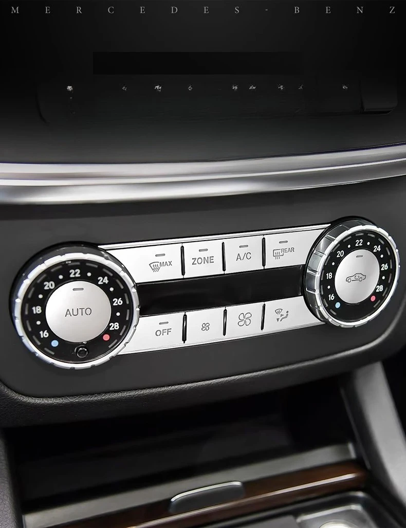 Suitable for Mercedes-Benz ML350 interior GL400 GLE320 GLS450 air conditioner switch air volume button patch modification
