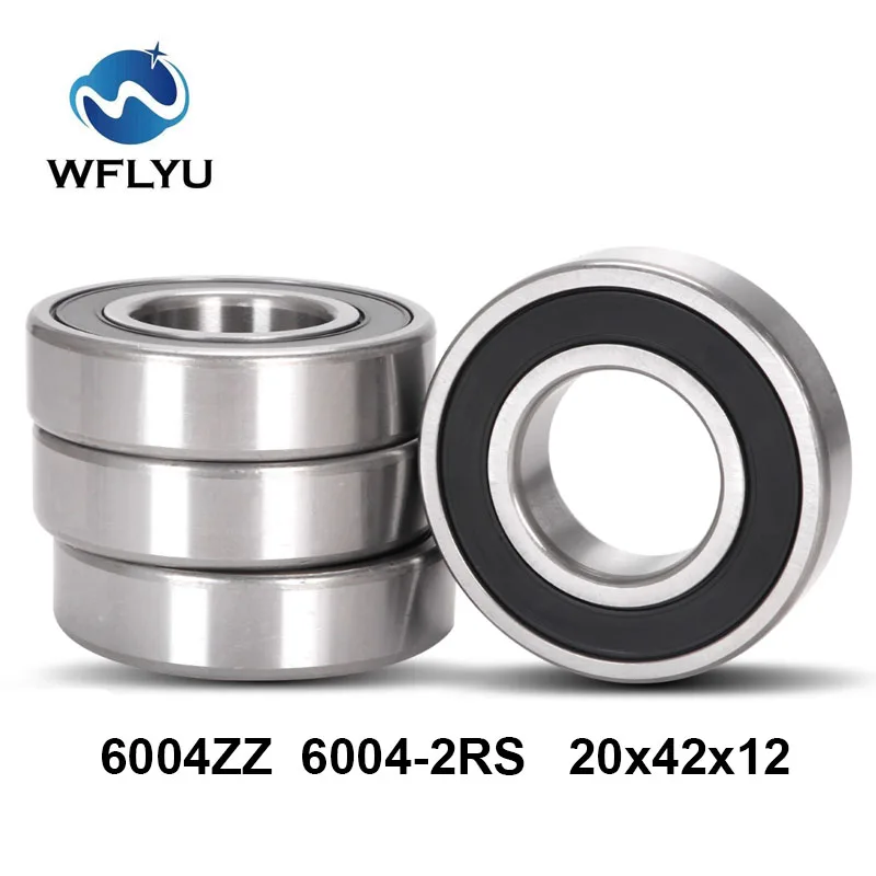 

WFLYU Бесплатная доставка 5 шт. 6004RS подшипник ABEC-7 20*42*12 мм радиальные шарикоподшипники 6004-2RS 6004 180104 RS 6004 2RS
