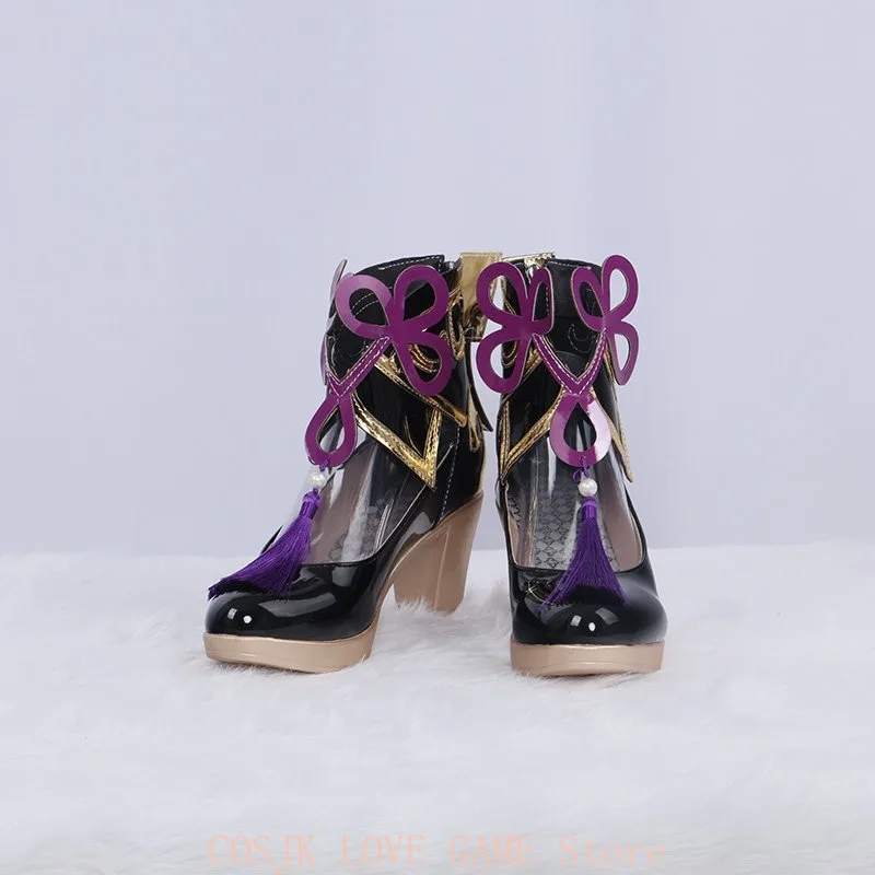 chaussures-de-cosplay-honkai-star-rail-anime-game-fu-xuan-bottes-a-talons-hauts-pour-femmes-accessoires-de-jeu-de-role-pour-halloween-fete-carnaval