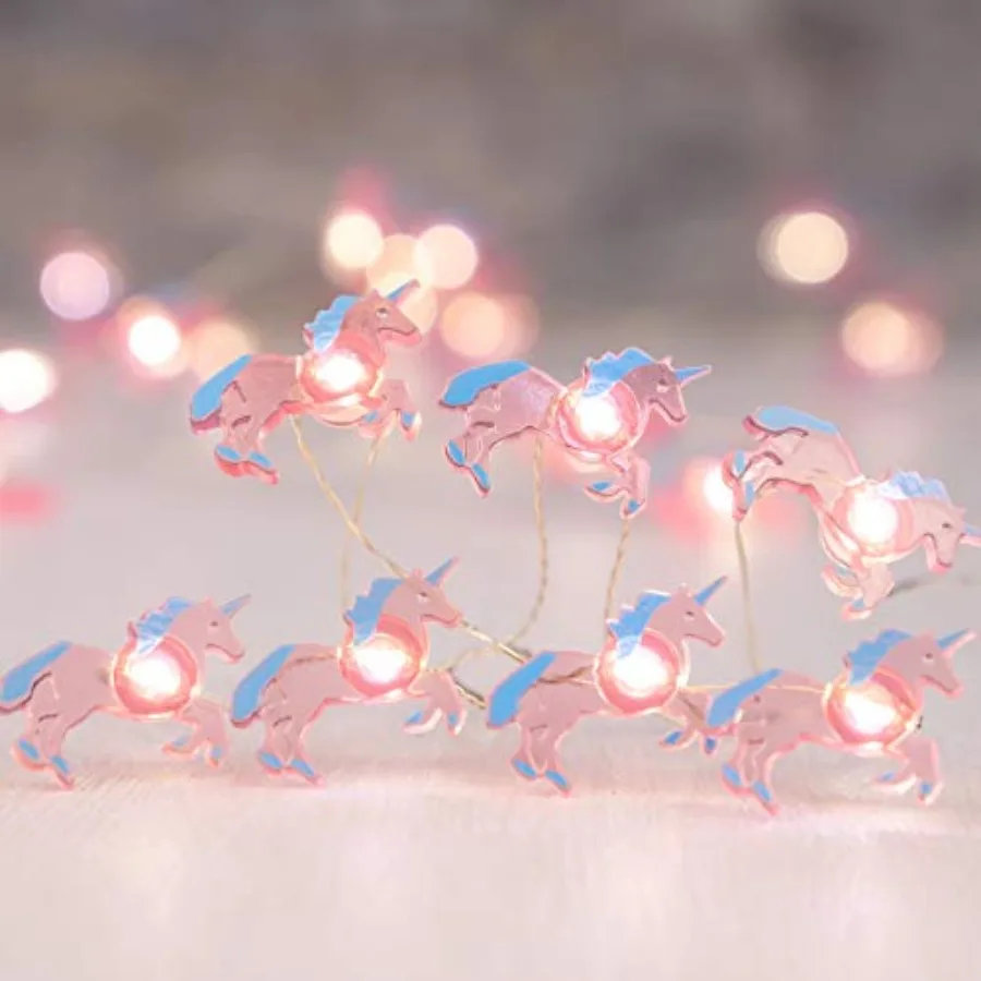 Unicorn LED String Lights with Remote Control