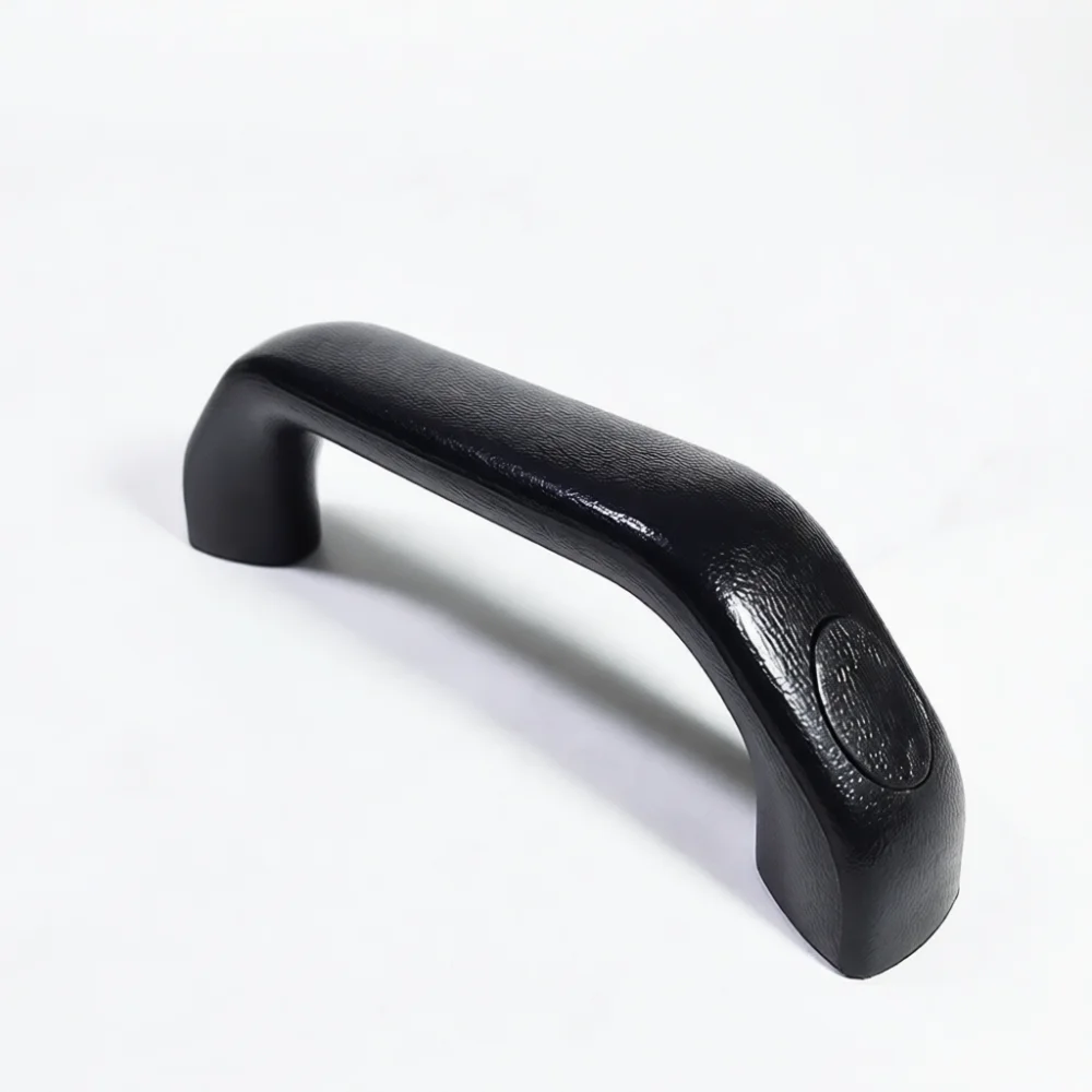 Durable Industrial Nylon Bow Handle Cabinet Door Grip Concealed Mounting Hardware Arc Shape Design Solid Pull Device