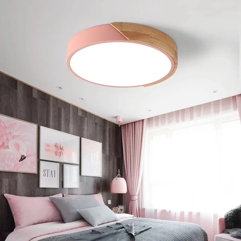 Modern LED Ceiling Light Macaron Chandelier For Bedroom Living Dining Room Aisle Home Decor Interior Lighting Fixture Lustre