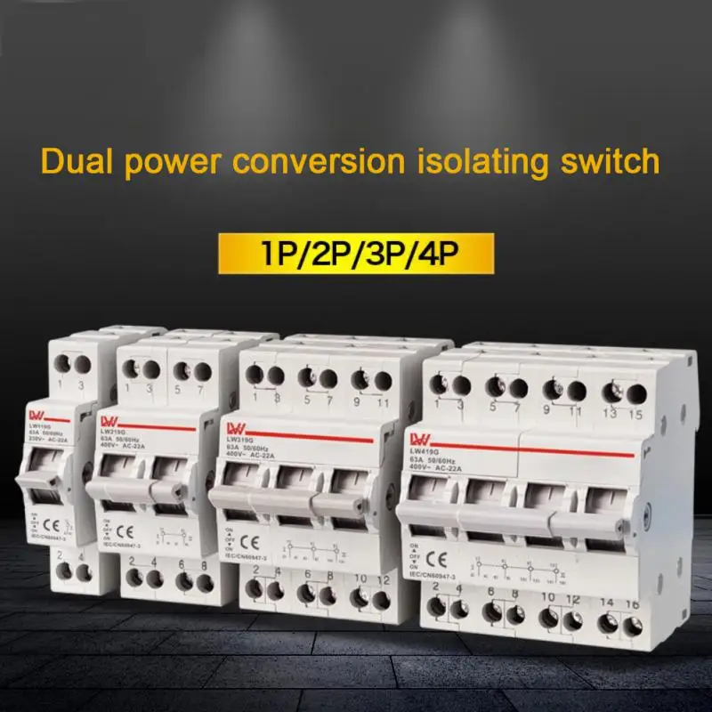 40A MTS Dual Power Manual Transfer Switch Interlock Circuit Breaker