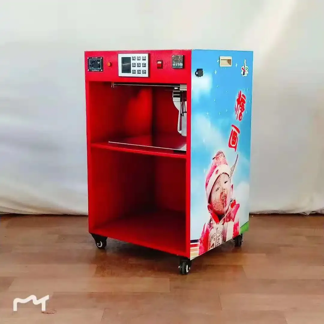 Sugar drawing machine, fully automatic music making machine for sugar figurines, intelligent small cotton candy machine