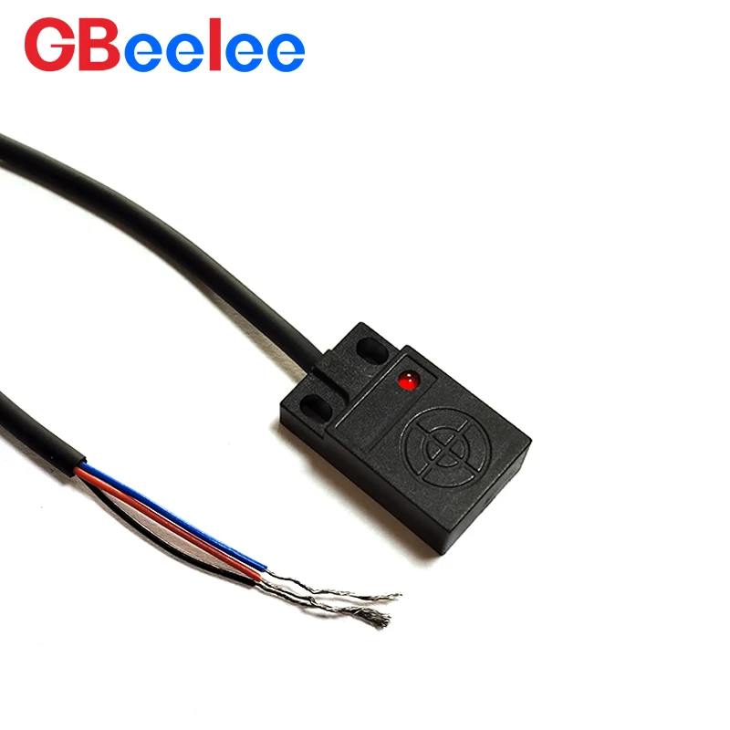 50PCS Rectangular Non-contact Proximity Inductive Sensor 5mm Distance NPN PNP Normally Open/normally Closed Square Industrial Se