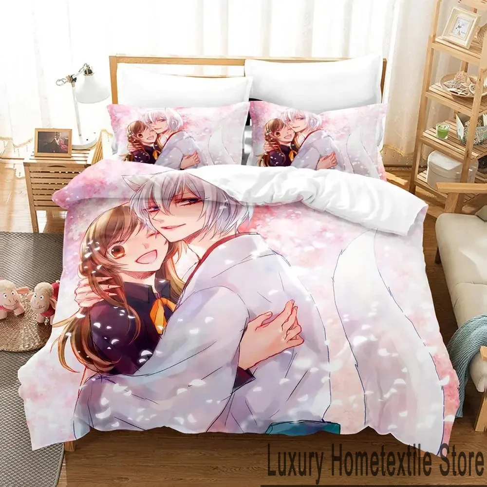 3D Print Kamisama Kiss Tomoe Anime Bedding Set Boys Girls Twin Queen King Size Duvet Cover Pillowcase Bed boys Adult