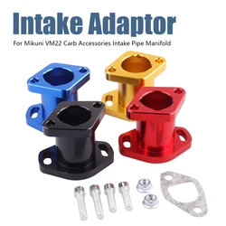 Adaptador de admisión de carburador de motocicleta VM22, tubo de interfaz de modificación de reparación para Honda Predator 212cc Gx160 Gx20 piezas Mikuni