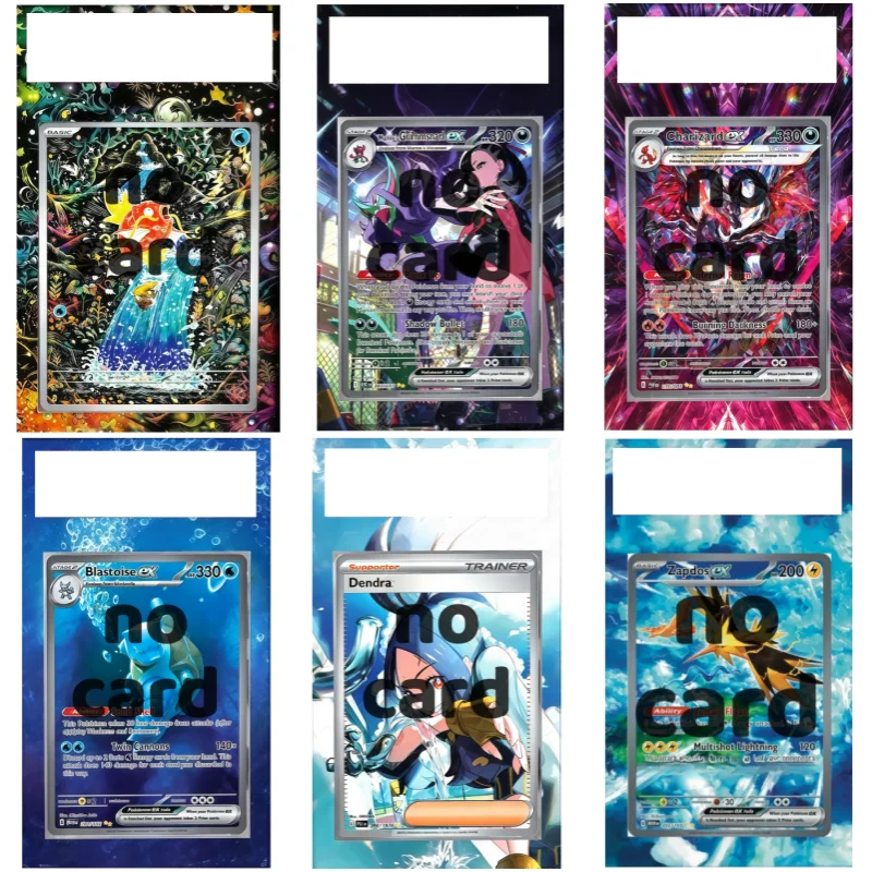 Anime Art Display Scarlet Violet Paldea Evolved Dendra Anime Game Expand Art Fans Gift Acrylic Protective Case Keychain No Shell
