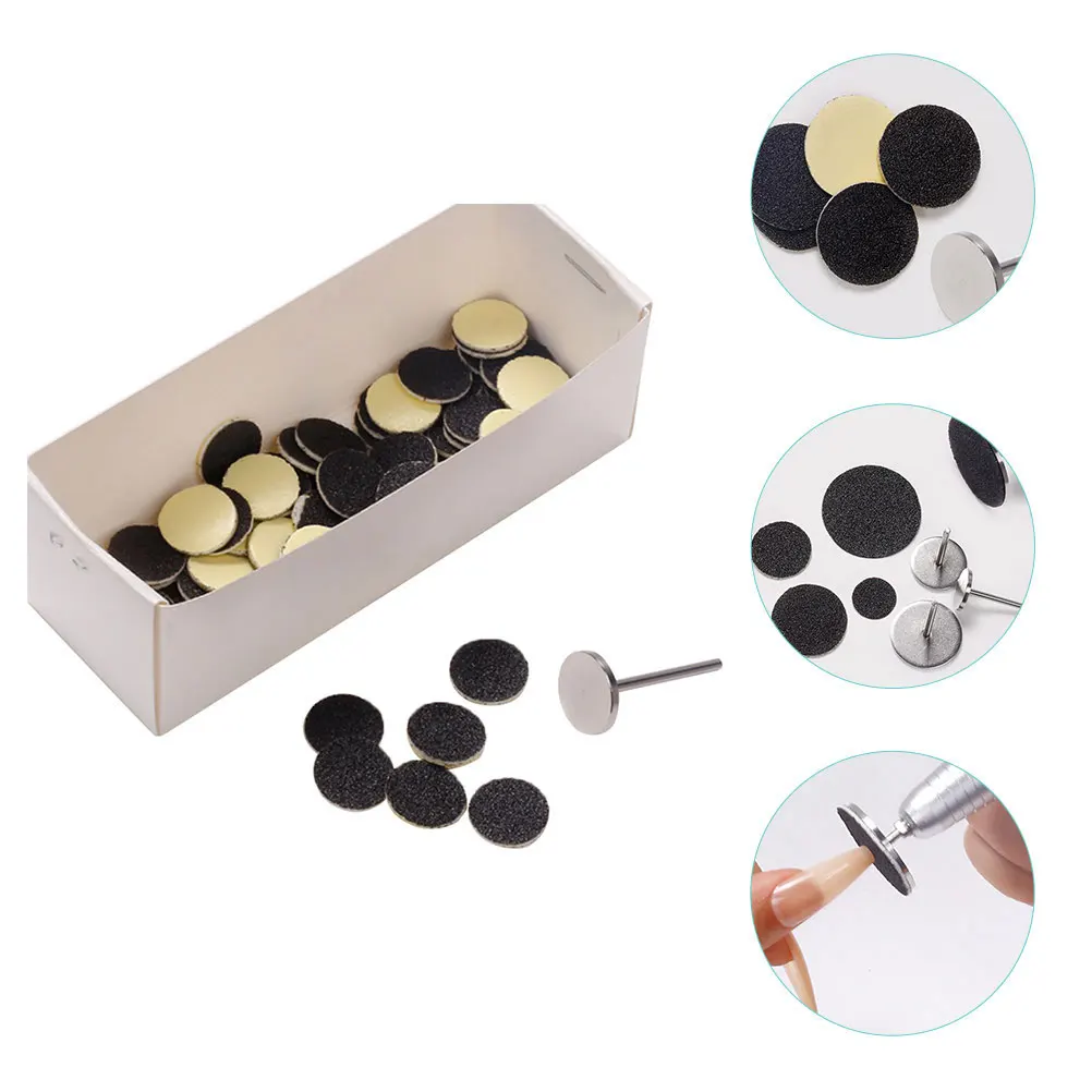 

50pcs S Discs Pedicure Foot Callus Remover Electric File Dead Skin Polishing Sheets Toe Grinder Tools Parts