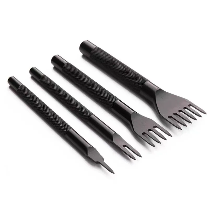 Set di attrezzi in pelle Fai da te Articoli in pelle fatti a mano Set da cucito a mano Set di strumenti artigianali in pelle fatto a mano 18 pezzi