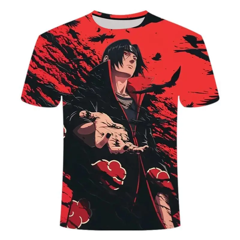 2026 Summer Naruto Uzumaki Theme Trend 3D Printed Breathable Quick-Drying T-Shirt for Men and Women - Parental Size Top