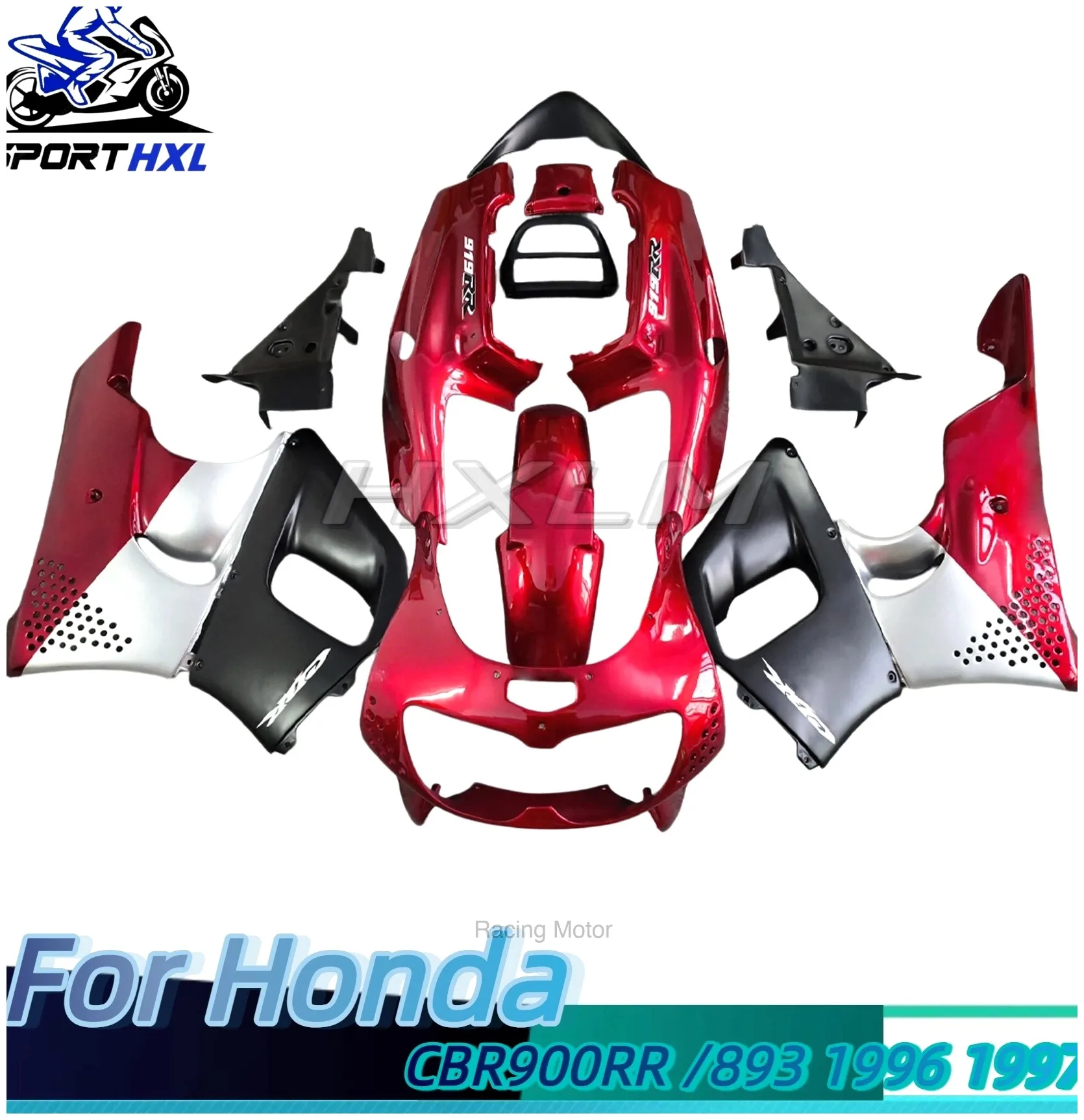 Customizable Motorcycle Fairings Kit for HONDA CBR900RR 893 1996 1997 CBR 900RR CBR900 96 97 ABS Bodywork Set | Racing Motor Sto
