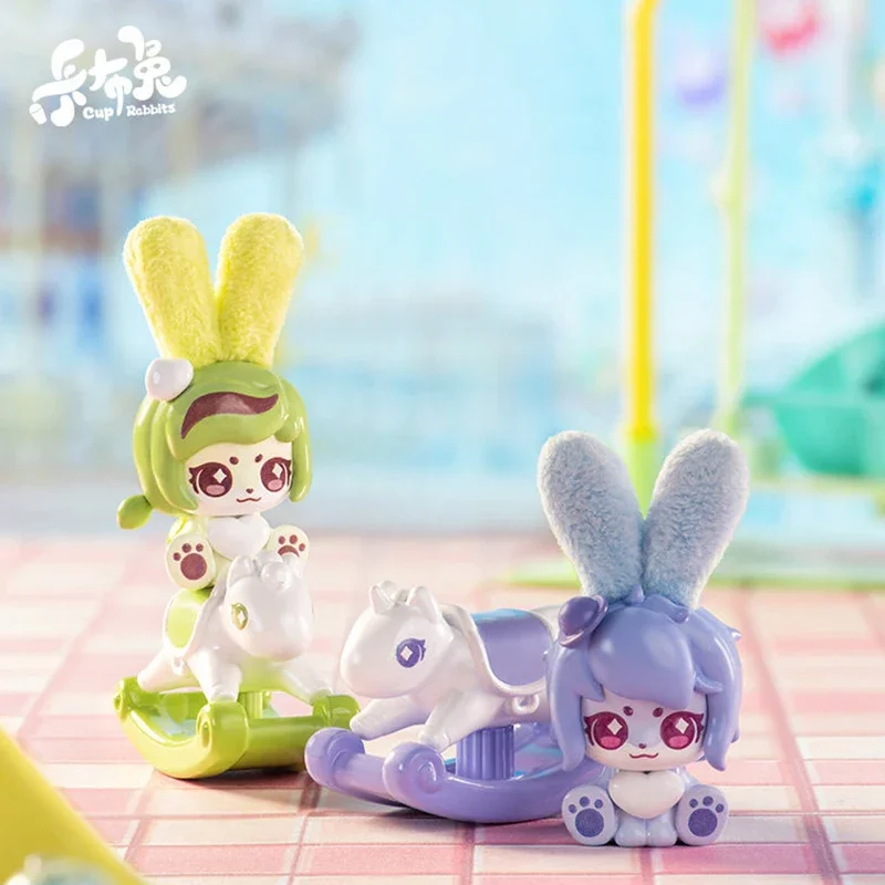 

Коллекционная фигурка Cup Rabbits Teeny Weeny Fruity Series: Сюрприз-бокс, загадочная фигурка, украшение для рабочего стола, милый дизайн