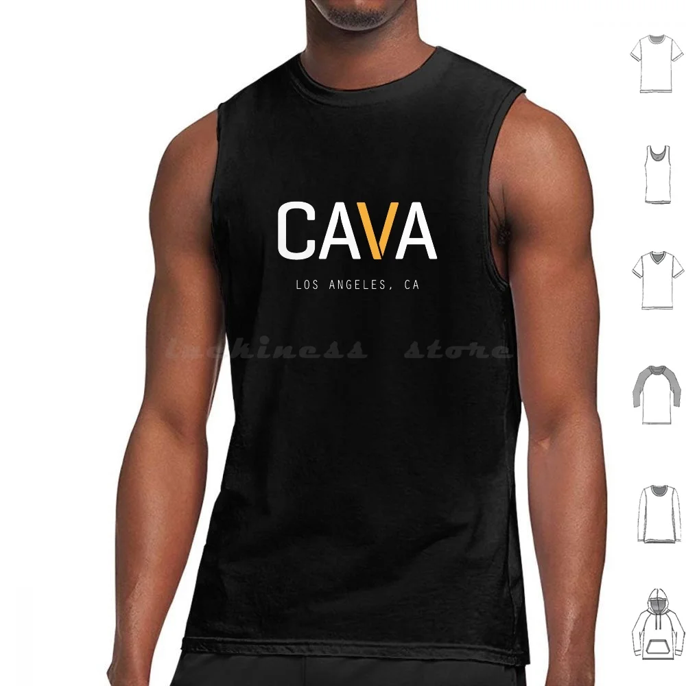 Cava Rest Essential Drink Tank Tops Vest Sleeveless Cava Salad Drink Cola Chips Sandwich Beef Burger Hot Dog Whataburger Red