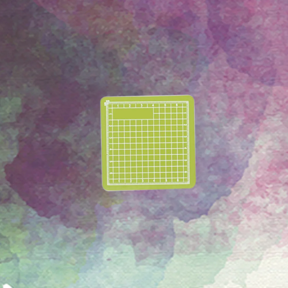 8X8Cm النعناع الأخضر الذاتي شفاء قطع حصيرة عكسها شبكة بولي كلوريد الفينيل اصطف لوحة للخياطة الحرفية Diy بها بنفسك النسيج الوسادة أداة المشاريع الفنية