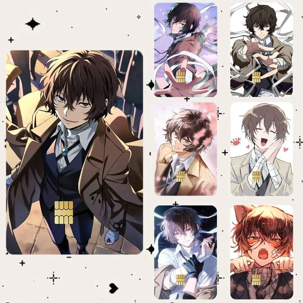 O-Osamu Dazai  Waterproof Bank Card Sticker Skin for Credit Debit Chip Cards Decorative Cover Film
