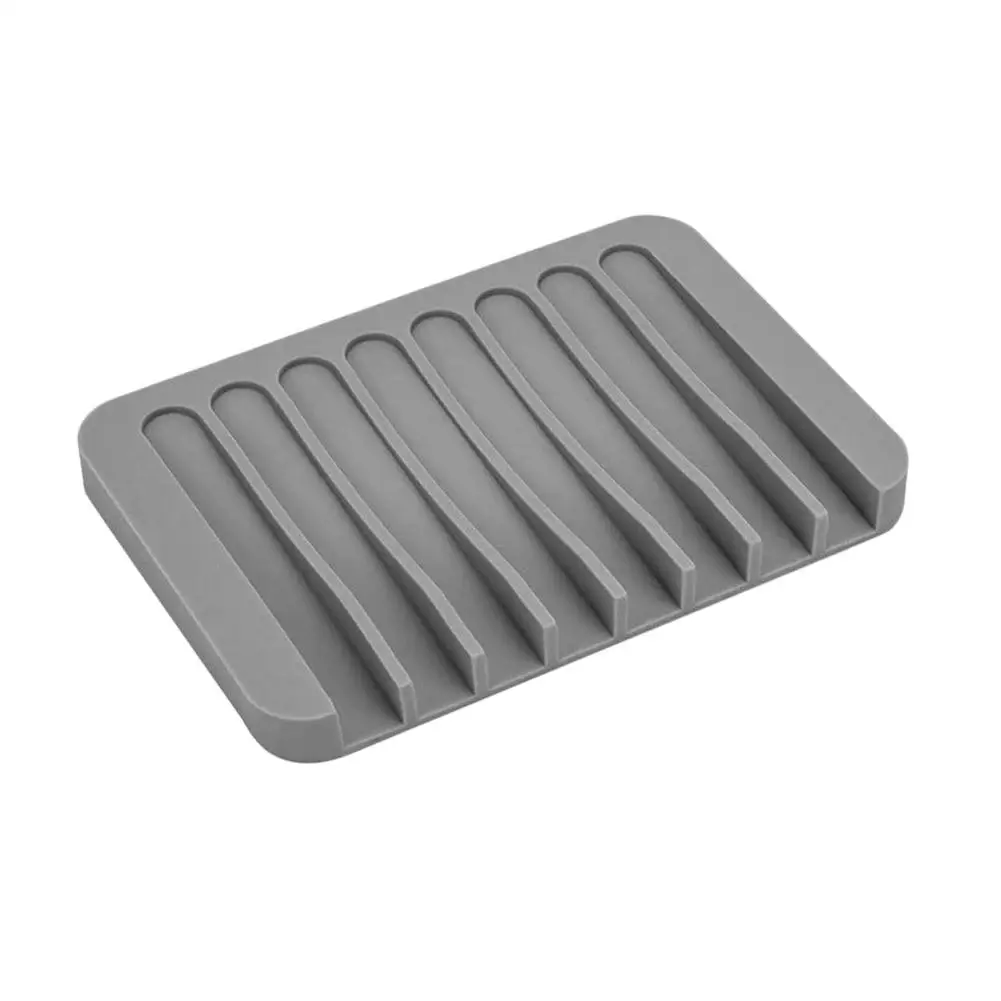 1pcs Soap Rack Silicone Soap Pad Drain Water Box Quality Home And Rack High Soap Soap Storage Furnishings O3h3