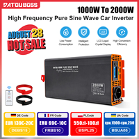 DATOUBOSS Pure Sine Wave Car Inverter 4000W DC12V 24V 36V 48V 60V 72V to AC 220V-240V  Continuous Power 2000W With LCD Inverter
