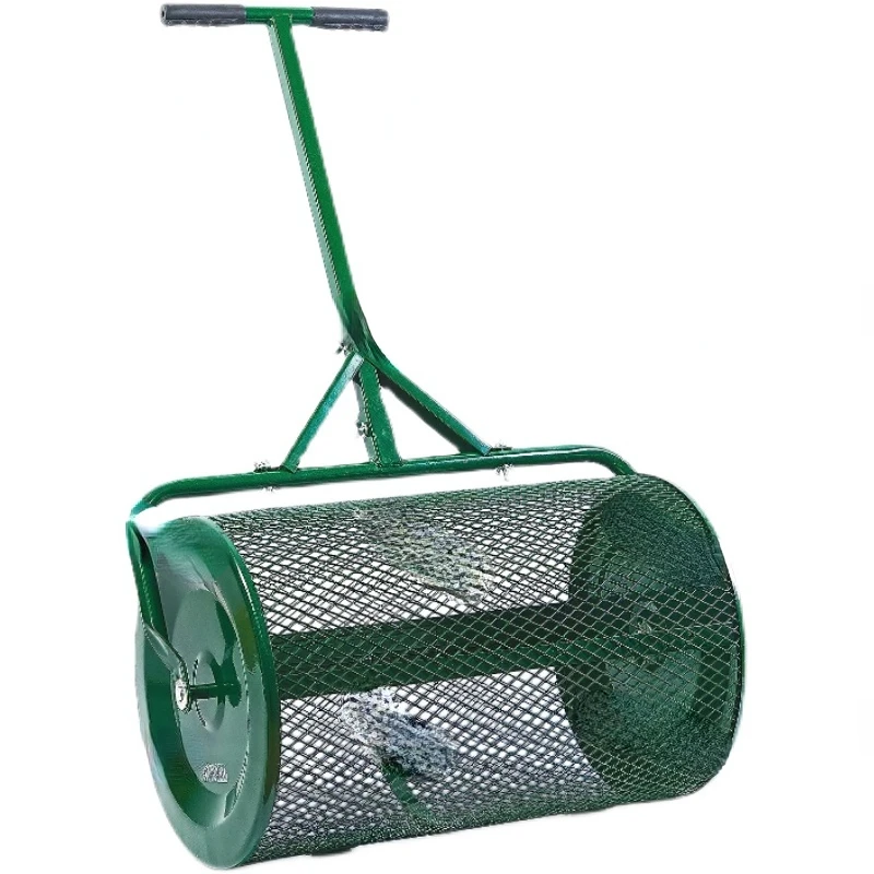 

Fertilization PushPull Boom Spreader Lawn Garden Agriculture and Forestry Iron Basket Roller Cover Soil Surface Dressing Compost