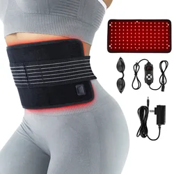 5 Mode Infrared Red Light Physiotherapy Hot Compress Belt 120 LED 110-240V 40W 660nm and 850nm Phototherapy 6 Gear Timing Set